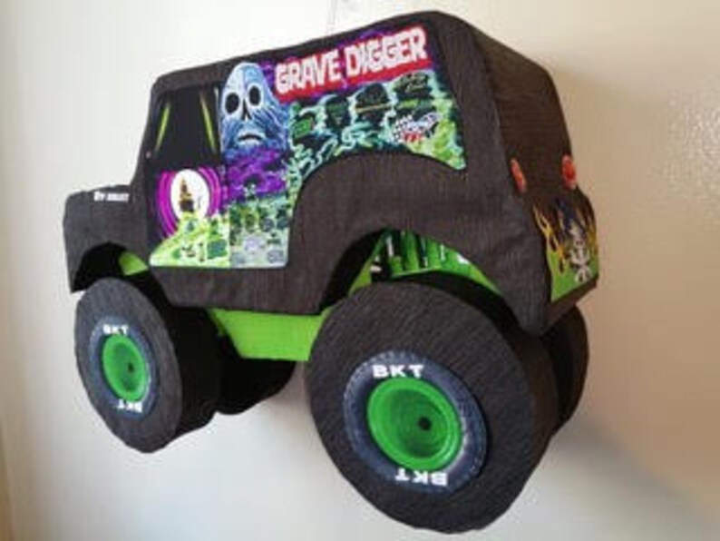 Monster truck pinata monster truck birthday party Etsy