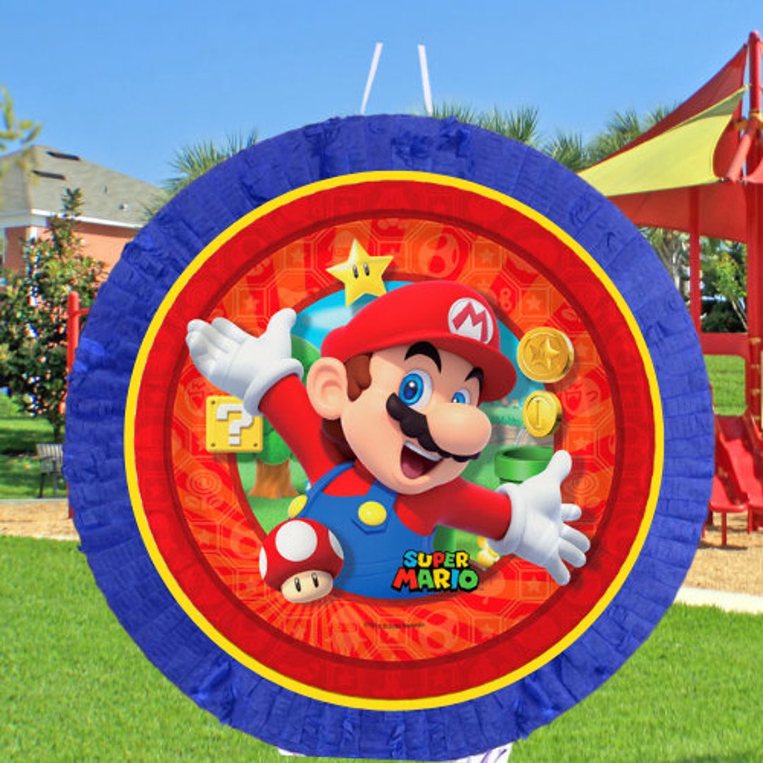 Piñata Mario Bros Piñata Super Mario Birthday Mario Mario Etsy