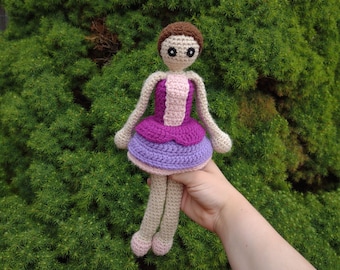 Sugar Plum Fairy Ballerina Crochet Doll *PATTERN ONLY*