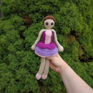 Sugar Plum Fairy Ballerina Crochet Doll *PATTERN ONLY*
