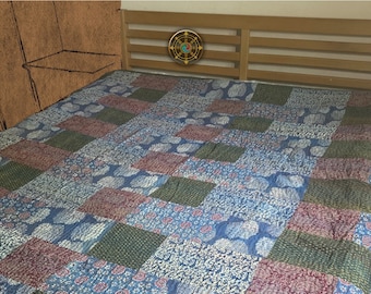 Bedspread quilts | hand stitched quilted bedspread queen/ king