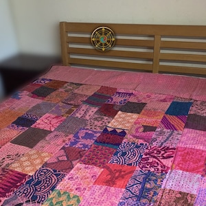 Antique Handmade Quilt,  Perfect Bed Matching Quilt For Your Bedroom