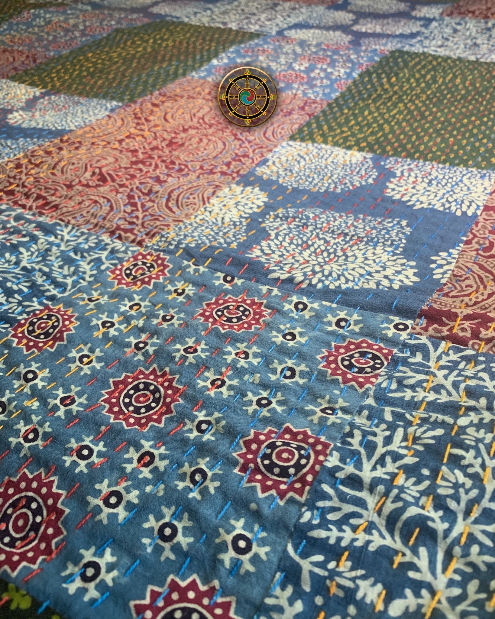 Bedspread Quilts Hand Stitched Quilted Bedspread Queen/ King Etsy