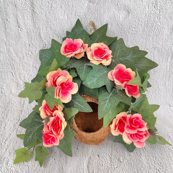 Coconut with Pink Roses