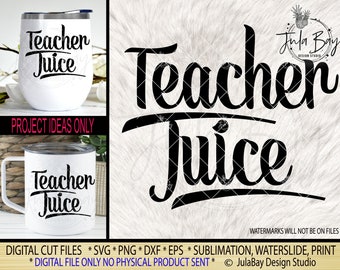 Download Teacher Juice Svg Etsy