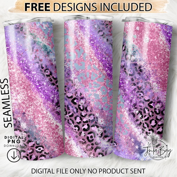 Lilac Milky Way Tumbler Wrap, 20 oz Skinny Tumbler PNG, Galaxy Tumbler, Mauve Leopard Tumbler, Glitter Tumbler Design, Milkyway Tumbler