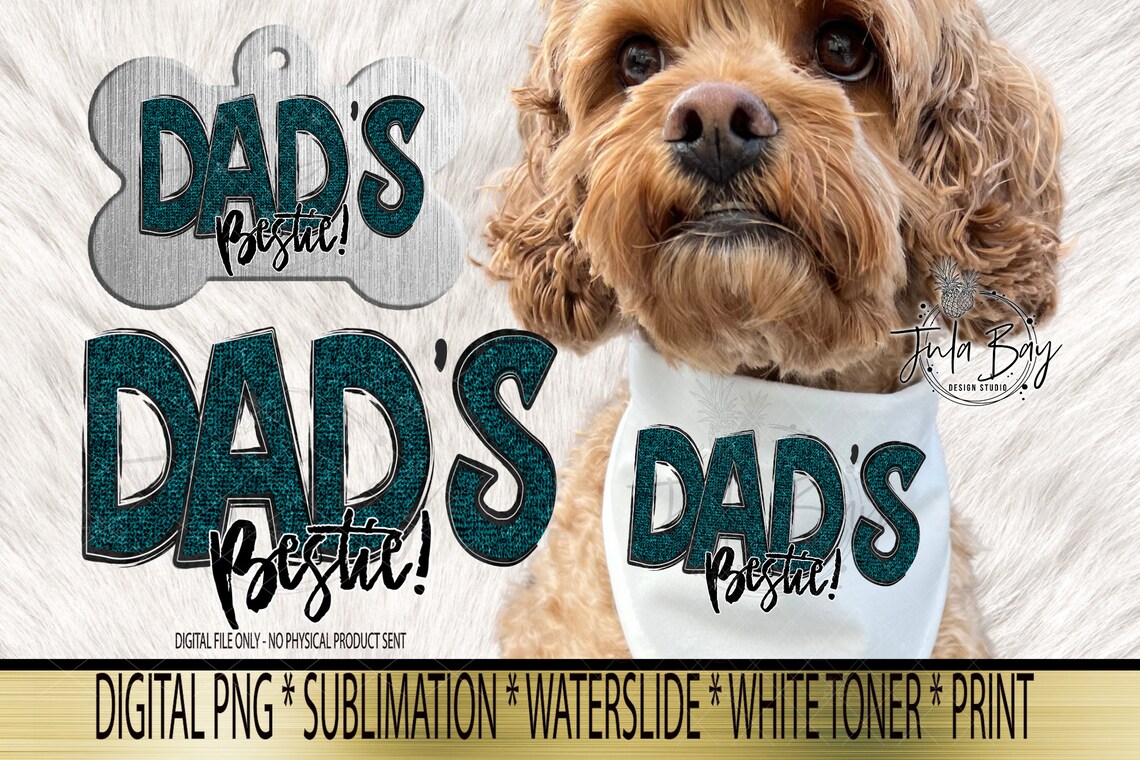 Funny Dog Bandana Sayings PNG Cute Pet ID Tags Sublimation Etsy