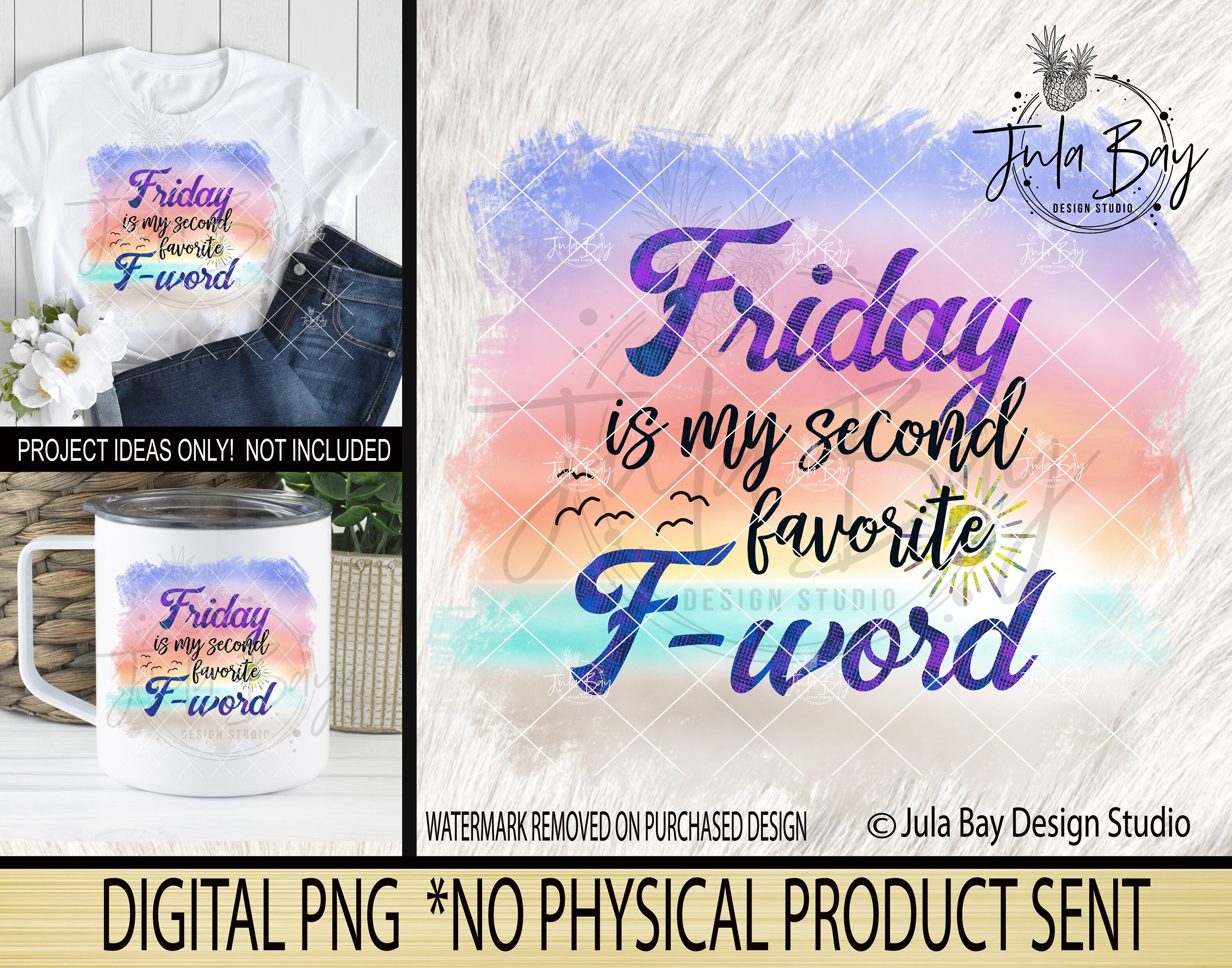 Funny Sublimation Design PNG Fuck PNG Friday is My Second - Etsy