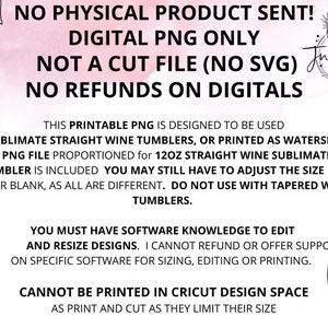 Fuck No Full Wine Wrap Sublimation Design Funny Wine Tumbler Wrap PNG Swear Purple Milky Way Full Wine Wrap Design for Sublimation image 2