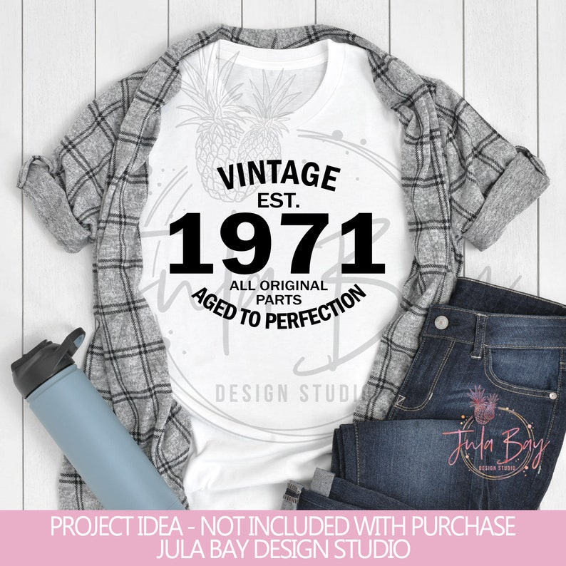 Download Vintage 1971 Aged to Perfection all Original Parts 50th | Etsy