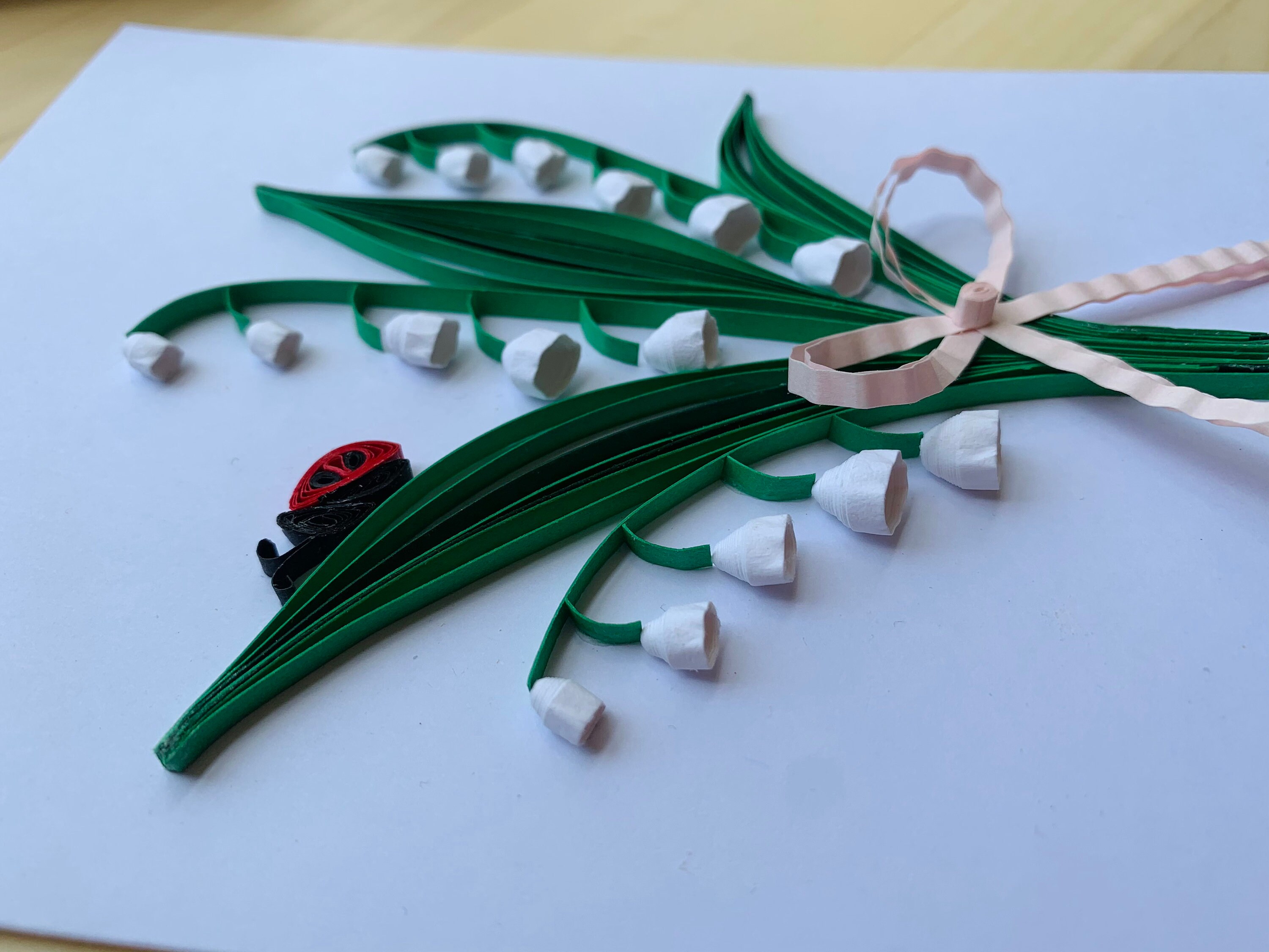 Quilling Art Lily of the Valley Wall Hanging/card May Etsy