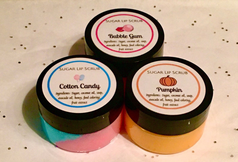 20 Wholesale Flavored Sugar Lip Scrubs 1.3oz Etsy