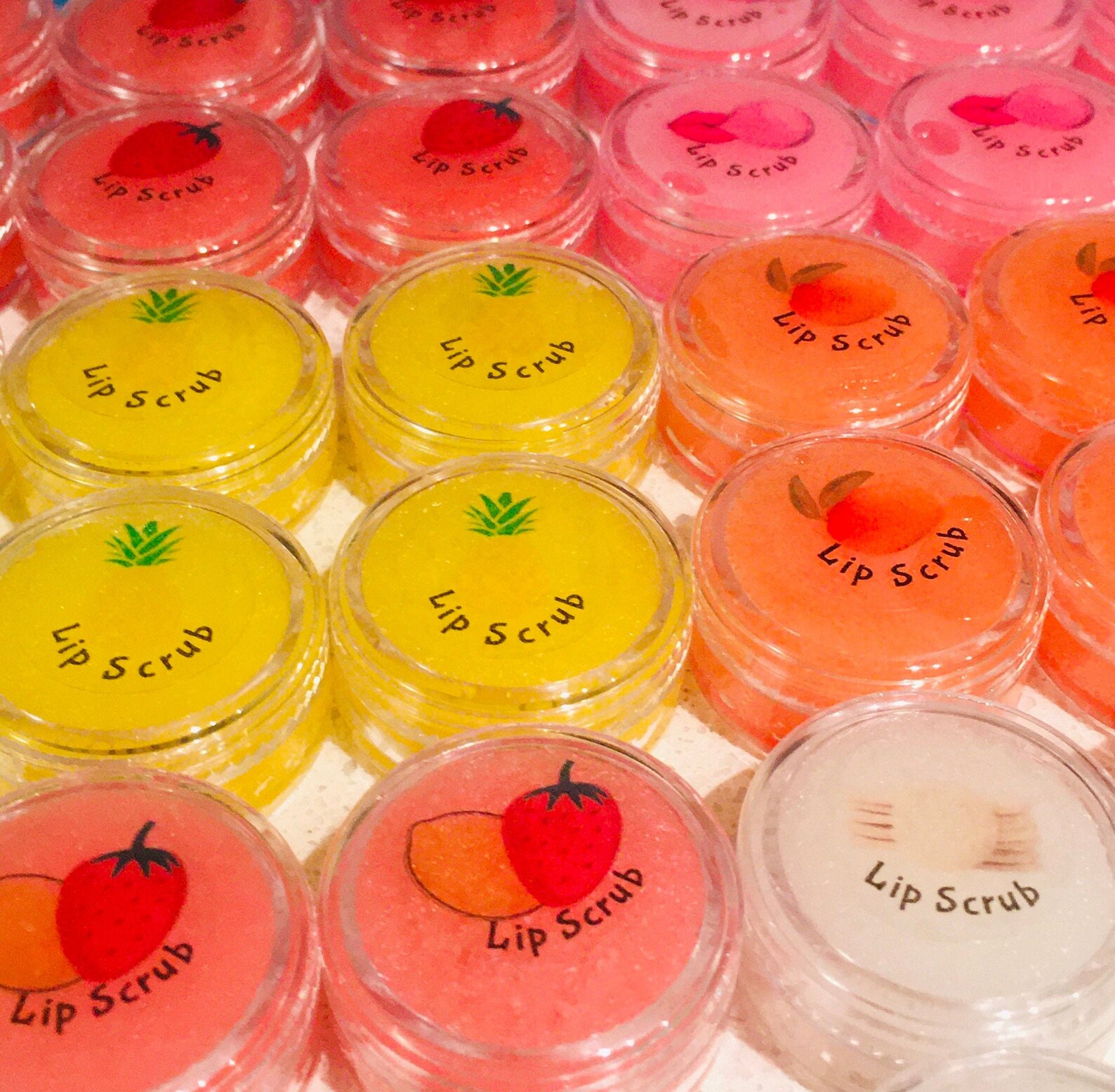 Wholesale Mini Sugar Lip Scrubs Flavored Sugar Lip Etsy