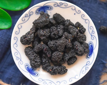 Dried Black Mulberries Dried Fruit Mulberry Sangshen Women Gift Natural Makes A Healthy Tea