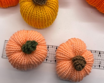 Hand-made Knitted Pumpkins