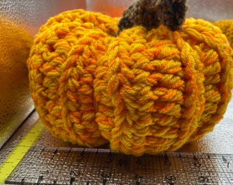 Hand-made Knitted Pumpkins