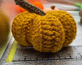 Hand-made Knitted Pumpkins