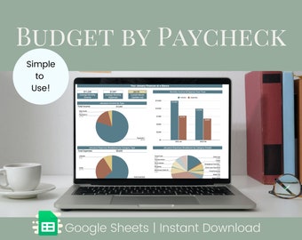 Budget by Paycheck Template Google Sheets Digital Download
