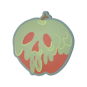 Poison apple inspired sticker