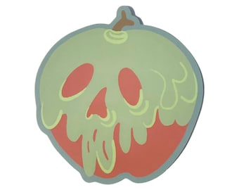 Poison apple inspired sticker