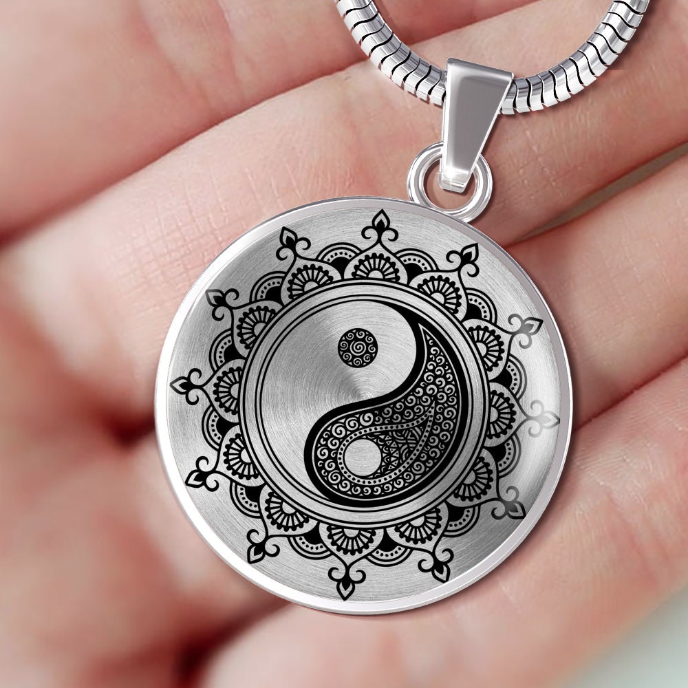 Yin Yang Neclace Mandala Necklace Gifted Mind - Etsy