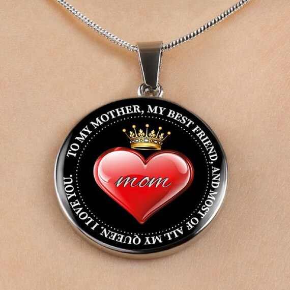 to my mom necklace