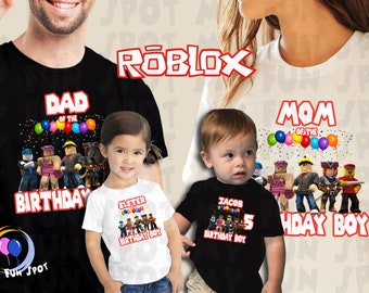 Roblox Character Roblox Birthday Shirt