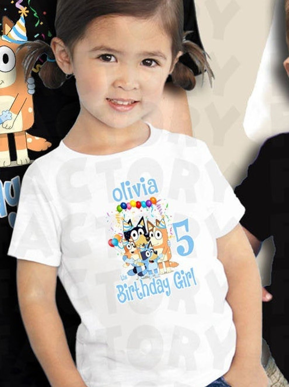 Bluey Birthday Party Shirt Birthday Shirt Birthday Girl Boy Etsy