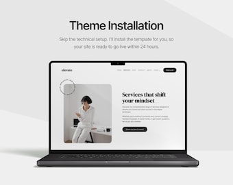 Servicio de instalación de temas de WordPress / Configuración de plantillas Elementor / Listo para tu sitio web / Entrega en 24 horas
