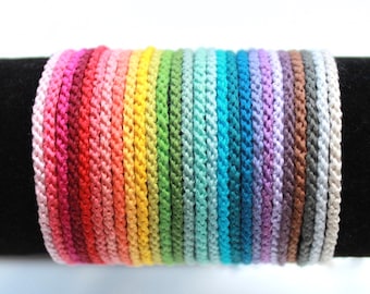 Set of 3 Friendship Bracelets, Stackable Bracelets, Adjustable, String Bracelets, FREE SHIPPING, Minimalist Friendship Bracelet