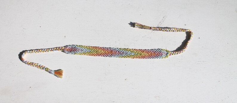 Pastel Rainbow Ombre Woven Bracelet Pattern Bracelet Friendship Bracelet String Bracelet