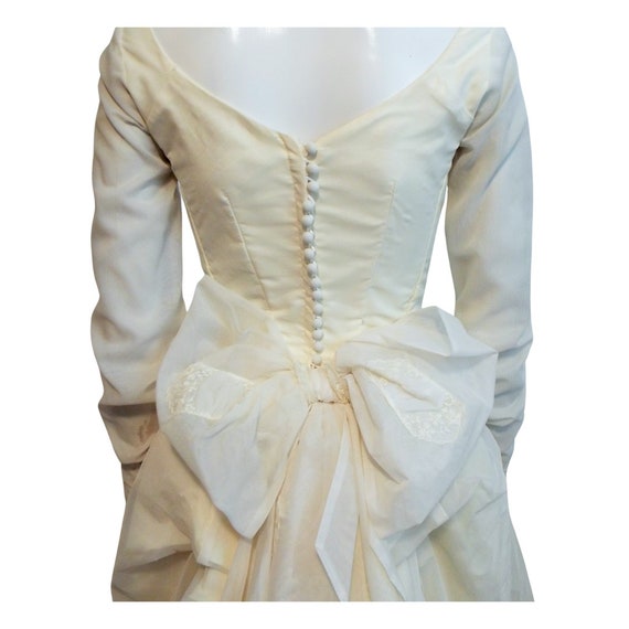 Vintage 50s Ivory Wedding Gown Bridal Gown Vintag… - image 9