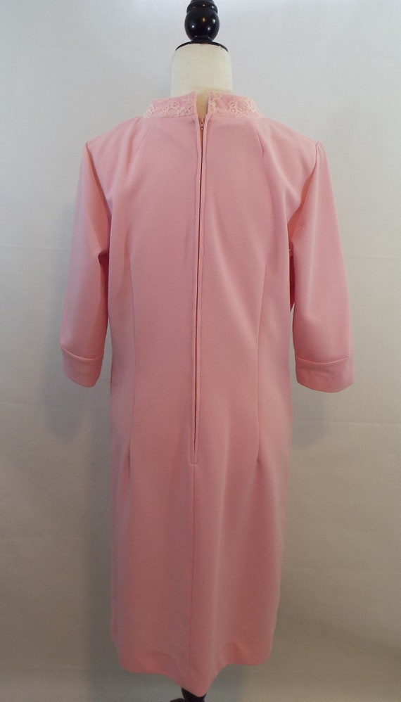 Vintage 60s Dress- Mod Dress- Pink Dress- Wedding… - image 6