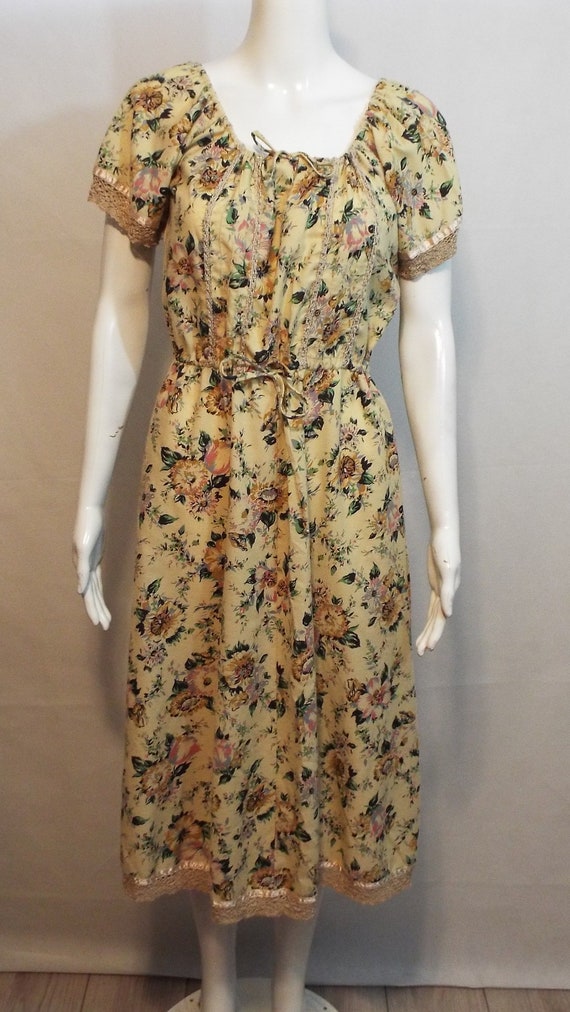 Vintage 70s Dress FOXY LADY San Francisco Dress S… - image 2