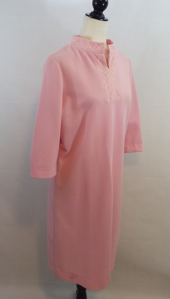 Vintage 60s Dress- Mod Dress- Pink Dress- Wedding… - image 4