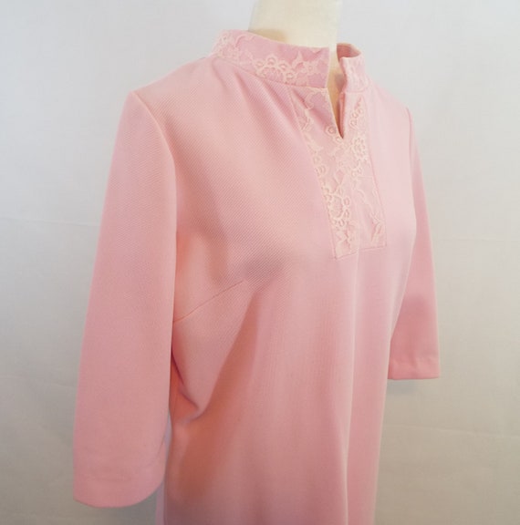 Vintage 60s Dress- Mod Dress- Pink Dress- Wedding… - image 5