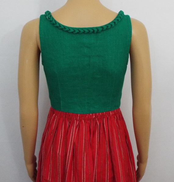 Vintage Dirndl Dress- Size 14- Tostmann Original … - image 8