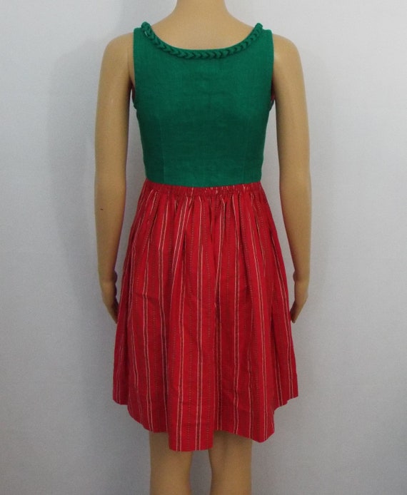 Vintage Dirndl Dress- Size 14- Tostmann Original … - image 7