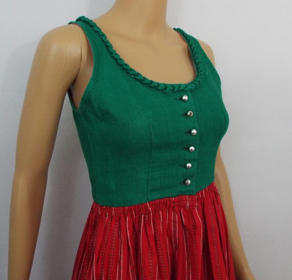 Vintage Dirndl Dress- Size 14- Tostmann Original … - image 6
