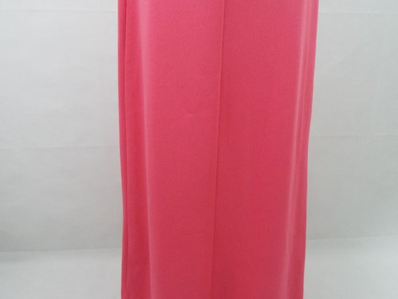 Vintage 60s Pink Maxi Dress - image 10