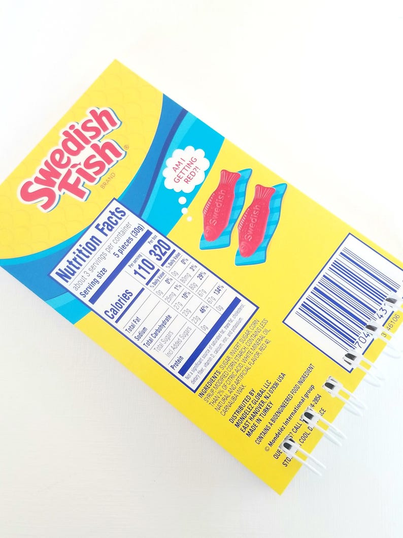 Candy Box Notebook, Swedish Fish zdjęcie 5