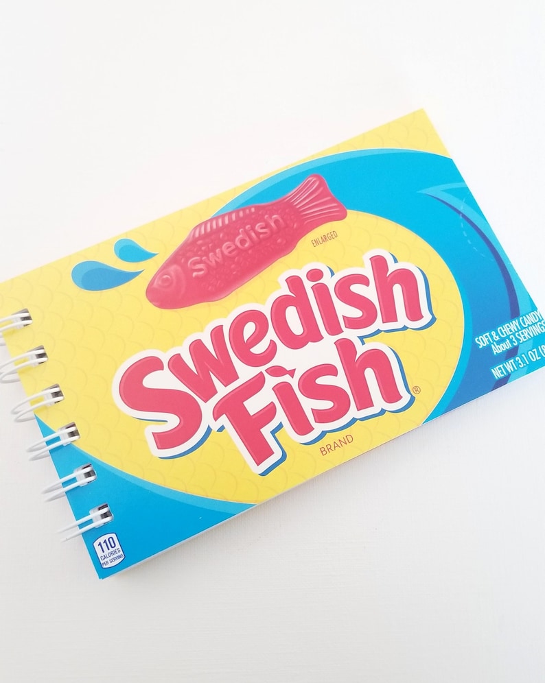 Candy Box Notebook, Swedish Fish Original