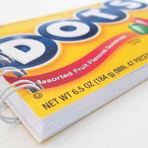 Candy Notebook, DOTS Original or Tropical Flavors
