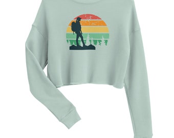 Sunset Hikes Super Soft Cropped Sweatshirt