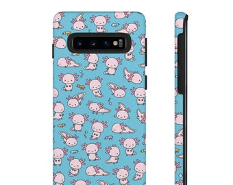 Adorable Axolotl Tough Phone Case (Compatible with Google Pixel and Samsung Galaxy)