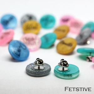 Small BDSM Pins available in many words and colors image 8