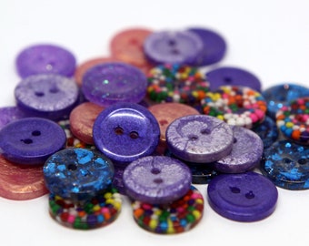 18mm buttons (set of 6) (several color options available)
