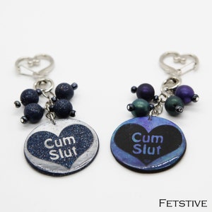 Cum Slut Purse Charm available in several colors image 8