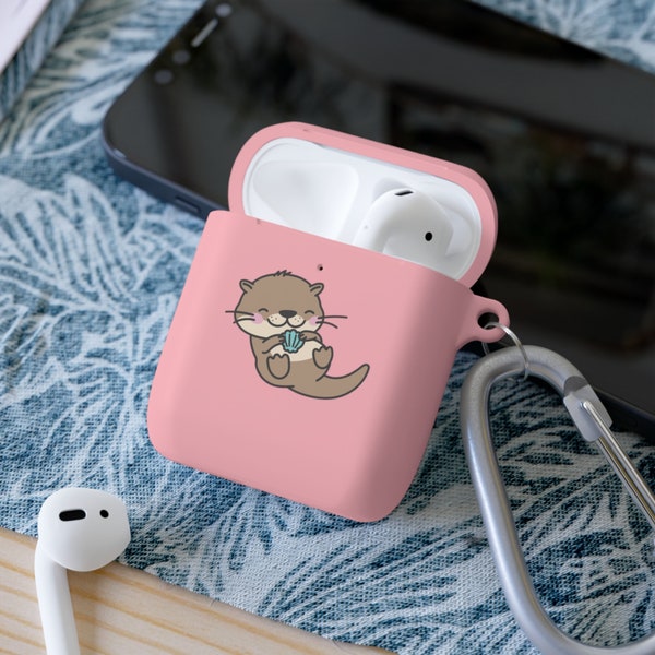 Cheerful Otter AirPods and AirPods Pro Case Cover (Available in Several Colors!)