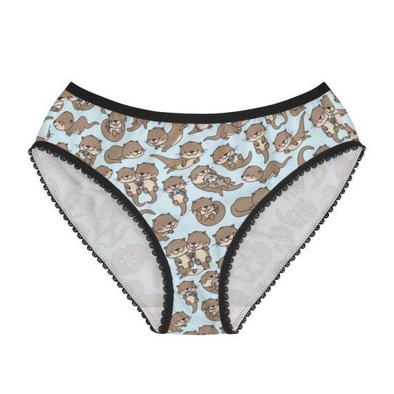 Cheerful Otter Briefs in Women's Sizes 